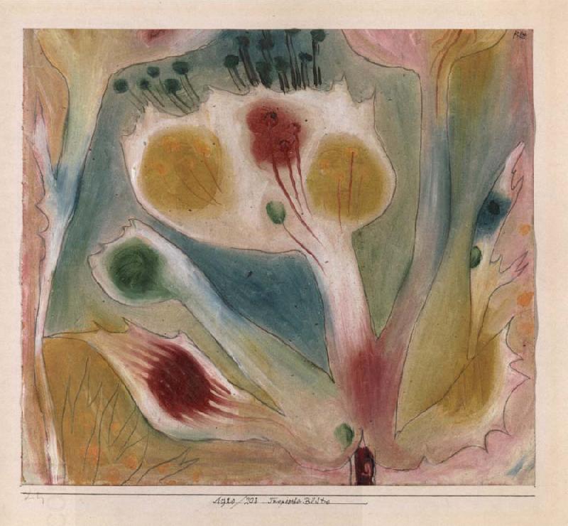 Paul Klee Tropical blossom oil painting picture